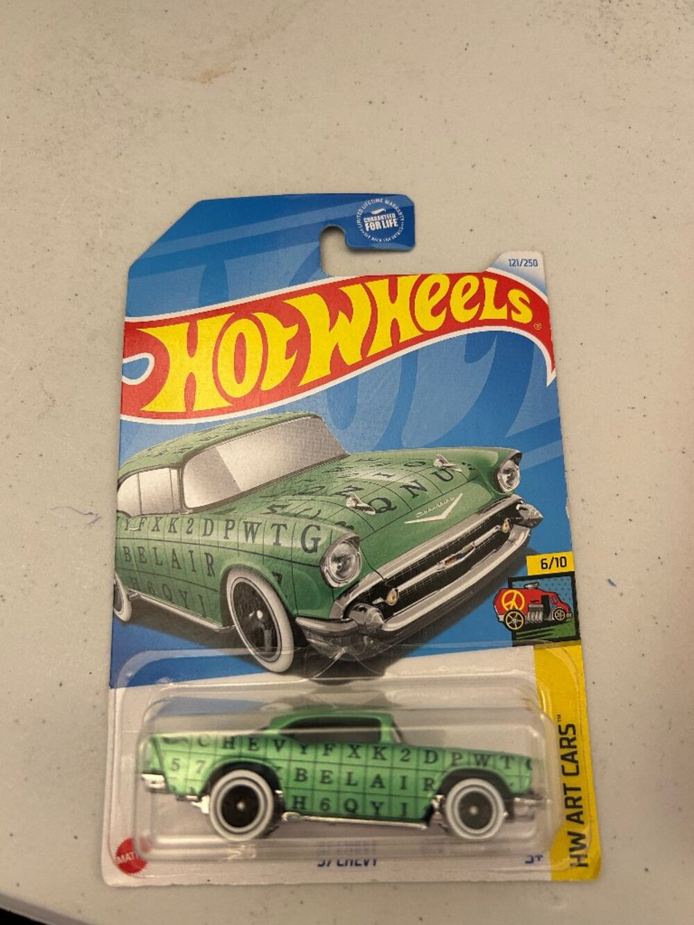 Hot Wheels 57' Chevy HW Art Cars 6/10